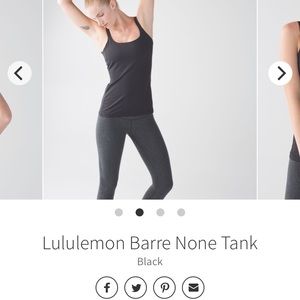 Lululemon Barre None Tank Top
